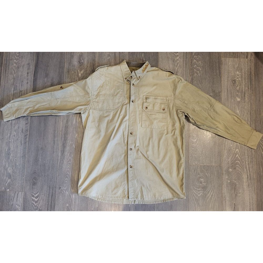Cabelas Cabela's Button Down Long Sleeves Vented‎ Outdoor Fishing Hunting Large